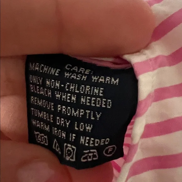 Ralph Lauren Women’s Pink and White Striped Shirt - Picture 4 of 6